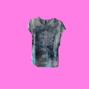 Lady Nioz Shirt Sleeved Tie Dye Shirt